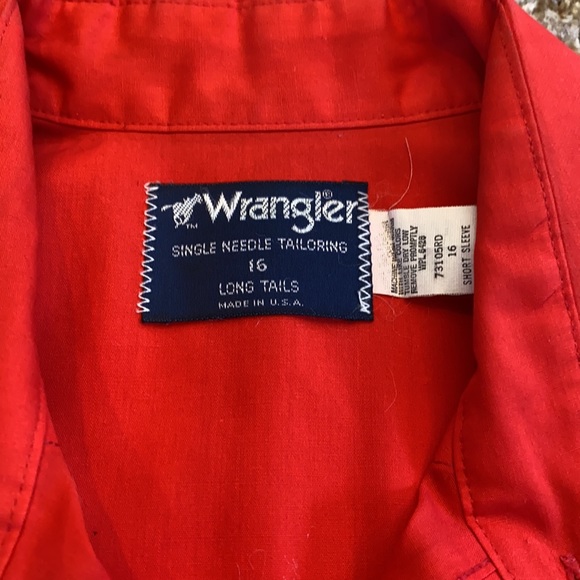Vintage Wrangler Pearl Snap Shirt - Picture 3 of 5